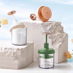 洗顔料泡立て器携帯押し式シャンプー泡立て器家庭用かわいい泡立て器手動泡