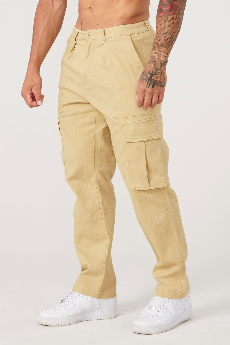 455g Weight Full Length Pants Length Polyester Fabric Type Mid Waist Waist Line Cargo Pants Pants Type Micro-Elastic Elasticity Casual Occasion Loose Fit Type Solid Color Pattern Spring, Autumn Season Men's Gender Simple Style Style Men's Solid Color Simple Style Loose Men's Bottoms 13
