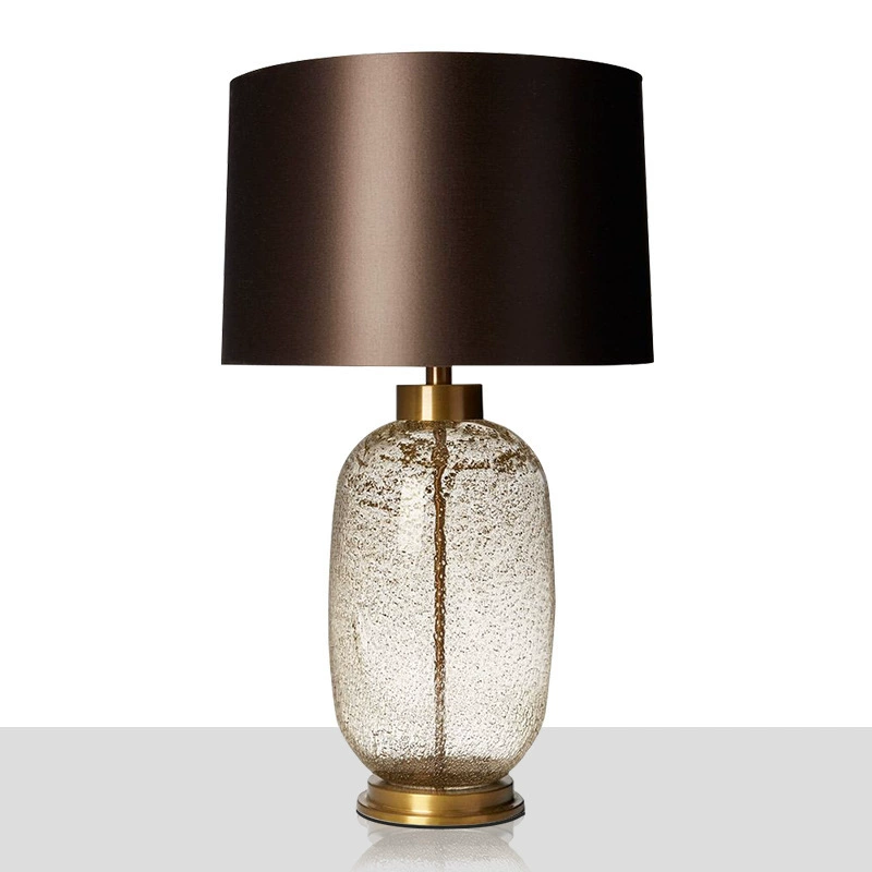 Modern and minimalistic creative blue table lamp for living room, room lantern for bed for hotel