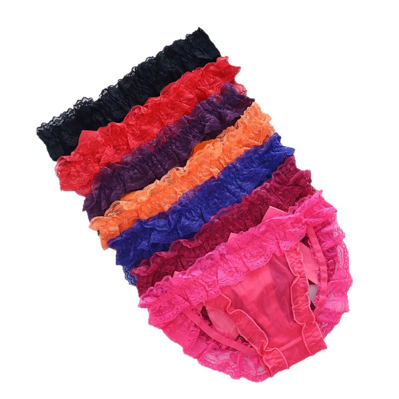 Mesh ladies underwear, low waist sexy transparent mesh panties, women's butt lifting, butt revealing briefs 8020
