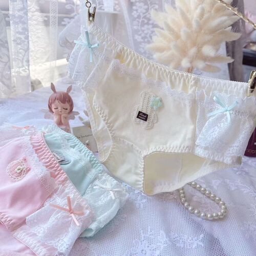 Long-term Japanese pure cotton all-cotton mid-rise sanitary pad period day and night anti-leak physiological underwear for women, can hold warm pads