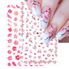 Nail stickers, Japanese red adhesive fake nails for nails, suitable for import, new collection, internet celebrity, 3D