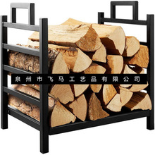 柴火架壁炉配件户外木柴原木架和工具套装适用于室内室外火坑柴架