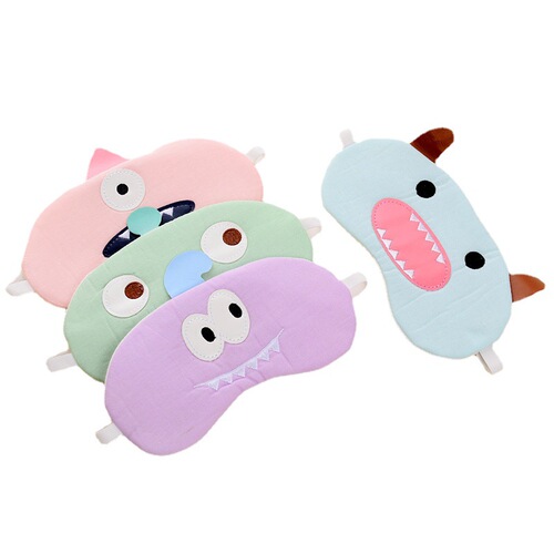 Korean-style creative cute alien fresh eye mask, light-shielding eye protection soothing ice pack sleep eye mask