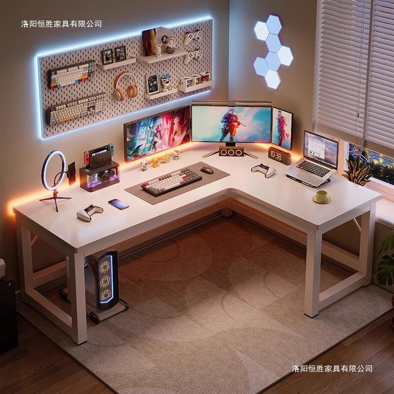 Corner Computer Desk Desktop Gaming Table L-Shaped Desk Bedroom Home Study Desk Simple Office Desk Work Station