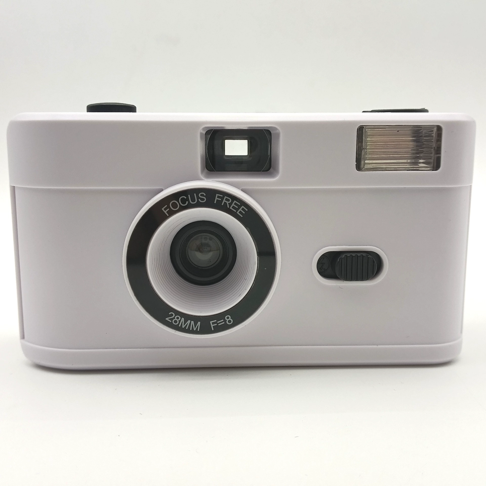 White cute retro cartoon camera for students, Birthday gift