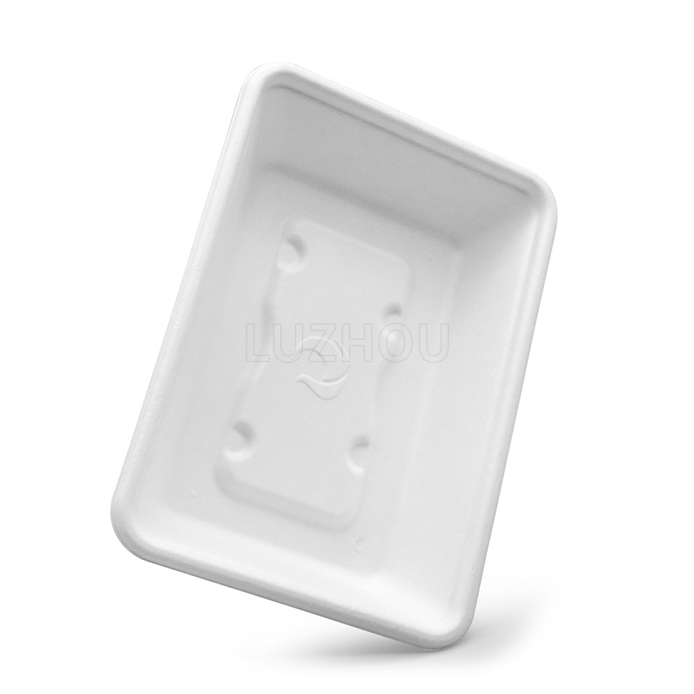 Suneng Oasis Pulpa de caña de azúcar Pulpa de bambú desechable protección ambiental vajilla impermeable a prueba de fugas caja cuadrada compostable