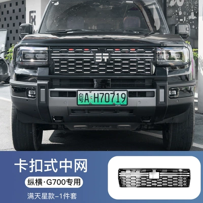 modified water tank dust-proof protective – Automobile anti-insect net - zongheng-g700-series-starry-sky-center-grille1-piece-set
