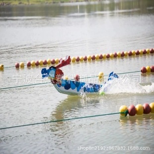 Special Warning Float for Dragon Boat Racing Track, Through-Heart Float Buoy