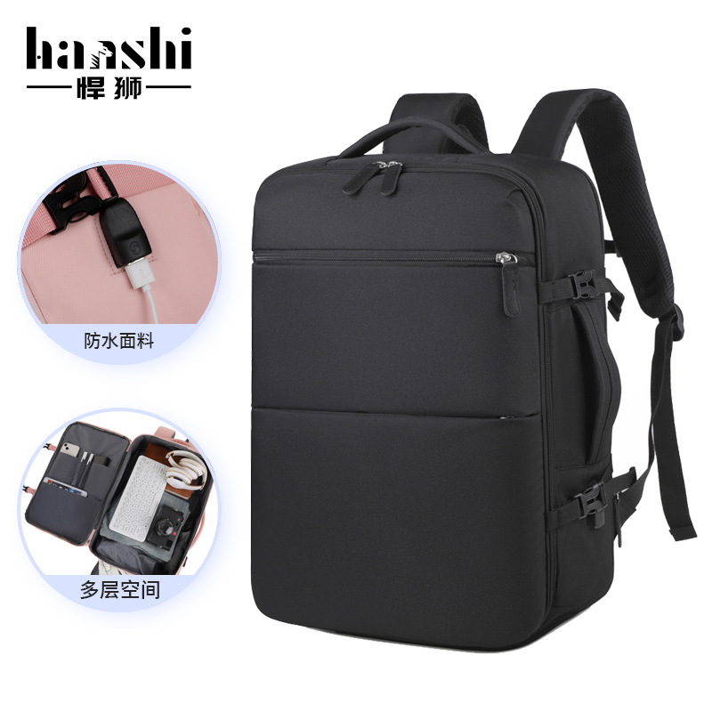 Mochila casual transfronteriza para hombres y mujeres de gran capacidad Multi-impermeable bolsa de ordenador mochila de equipaje funcional mochila de viaje