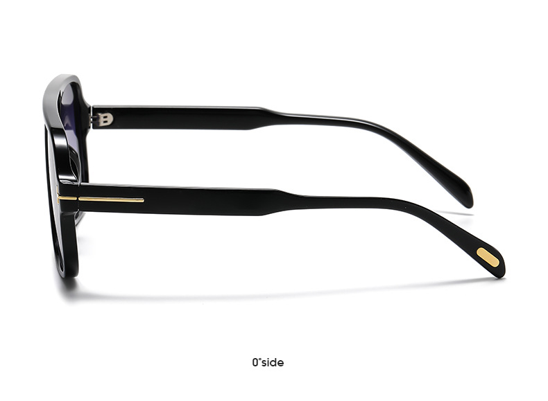 76g Weight Full Frame Glasses Structure Sunglasses Classification Ac, UV400 Protection Lens Material Square Glasses Style Holiday, Travel Occasion Solid Color Pattern Unisex Gender Simple Style, Classic Style Style Simple Style Classic Style Solid Color Ac UV400 Protection Square Full Frame Women's Sunglasses 16