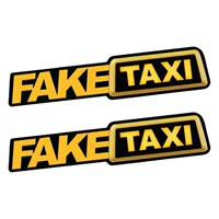 Внешняя торговля Горячая Распродажа в Европе и Америке FAKE TAXI дрейф Логотип Забавные автомобильные наклейки