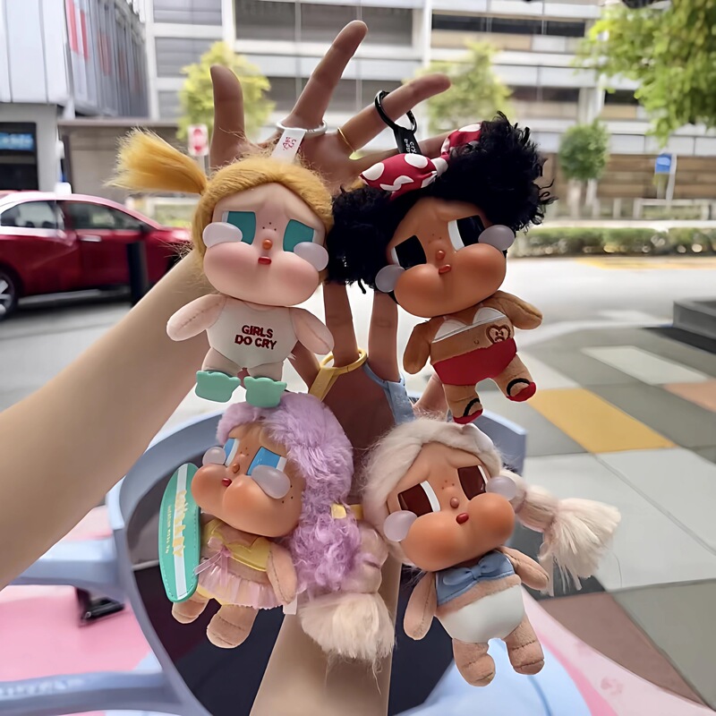 New Crybaby Vacation Series Vinyl Dolls Crybaby Second Generation Blind Box Toys Trendy Playable Pendants