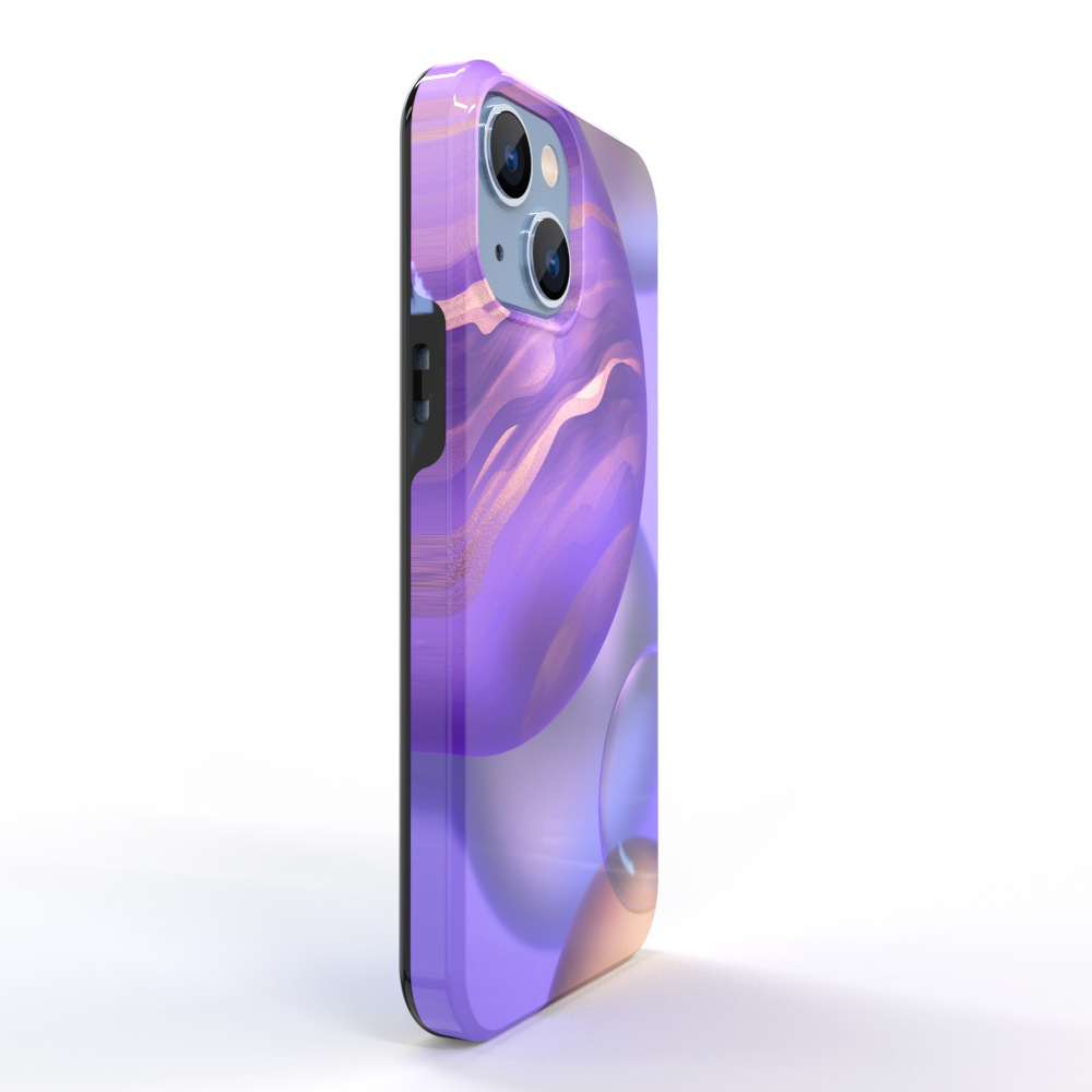 适用于iPhone13mini双层全包式来图定制韩国菲林3D热升华手机壳