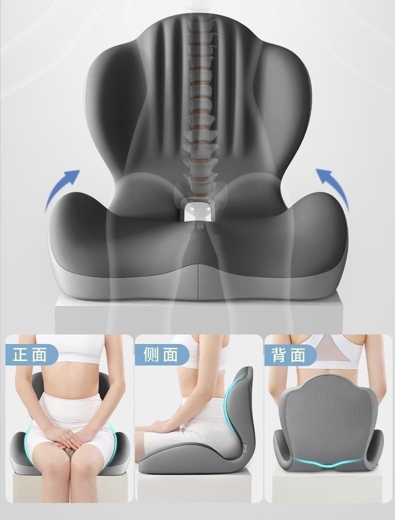 Factory direct sales of car lumbar support cushions, customizable breathable memory foam car lumbar support, driving waist protector, car seat cushion