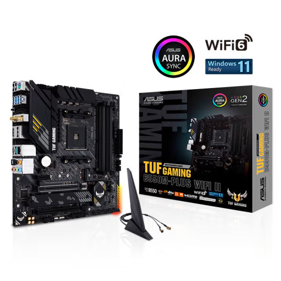For ASUS TUF GAMING B550M-PLUS WIFI II Heavy Gunner Desktop Gaming Computer Motherboard