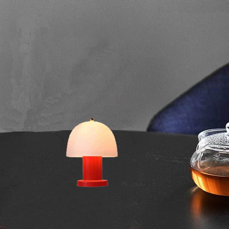 Luz de hongos transfronterizos nórdico hogar estudio ambiente de luz de red personalidad creativa dormitorio principal lámpara de cabecera