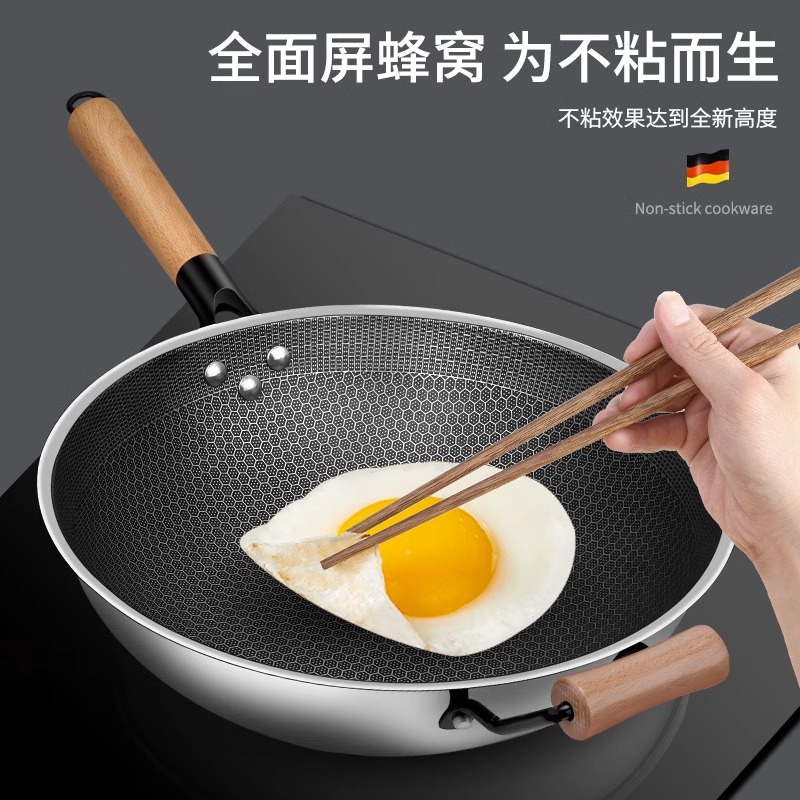 Hoteller de acero inoxidable horno de gas universal para engrosar horno de frita doméstico horno antiadherente con fondo plano horno electromagnético multifuncional