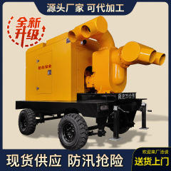 洪水防止ポンプ車、移動式ウォーターポンプ、大流量ディーゼルエンジン自吸ポンプ、排水、救助、洪水対策 300/1000立方メートル