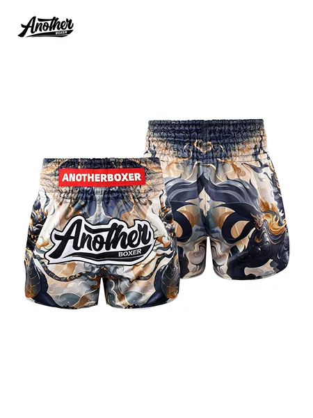 ANOTHERBOXER new dark-themed Pixiu professional boxing training pants, unisex boxing sports pants