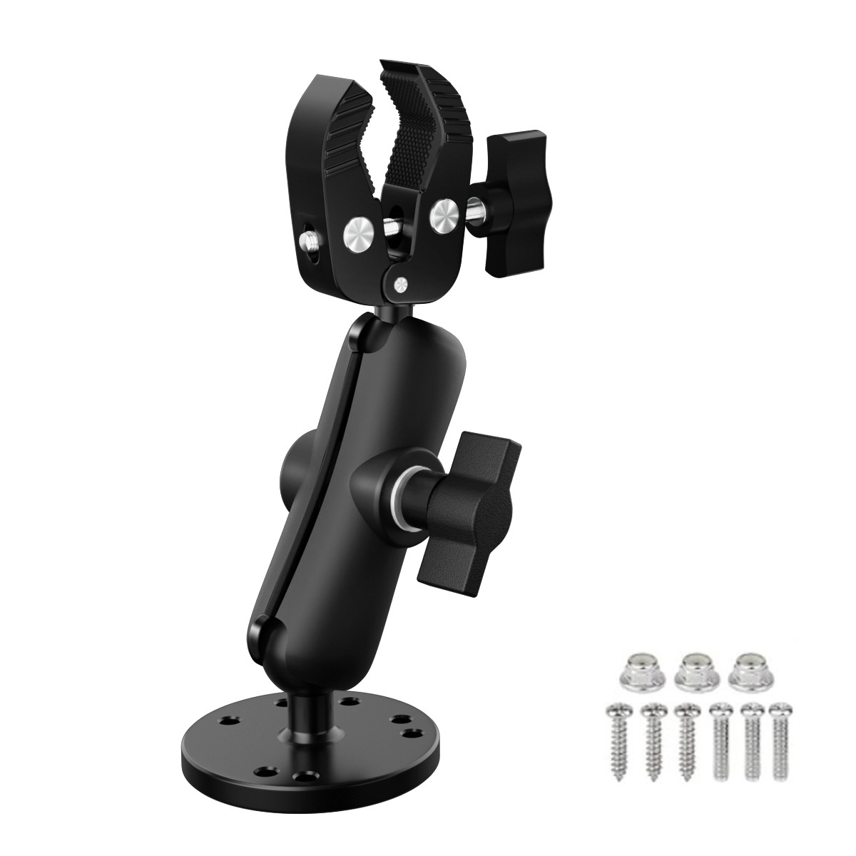 1" Ball Head Boat Fixed Bracket Quick Release Clamp