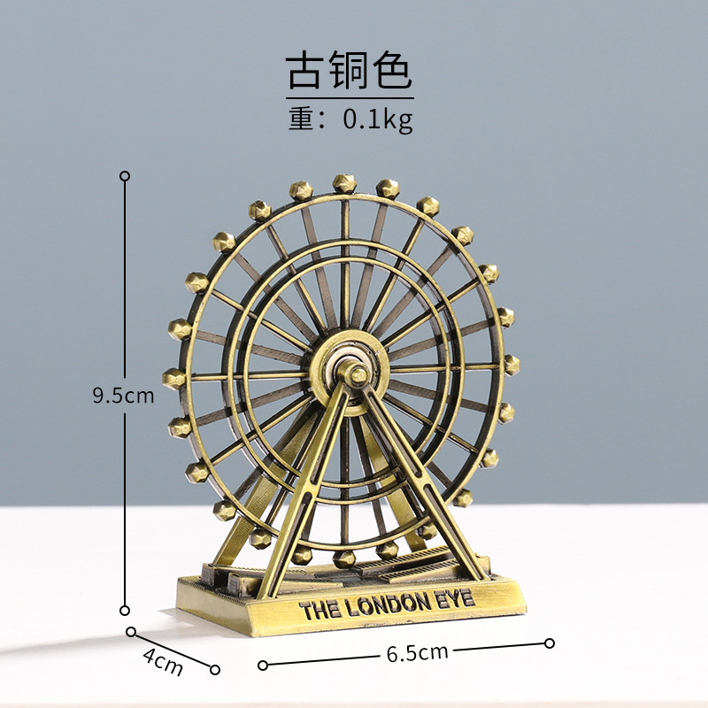 Ventas transfronterizas calientes retro modelo de hierro forjado artesanía decoración de alta calidad sala de estar dormitorio decoración de escritorio