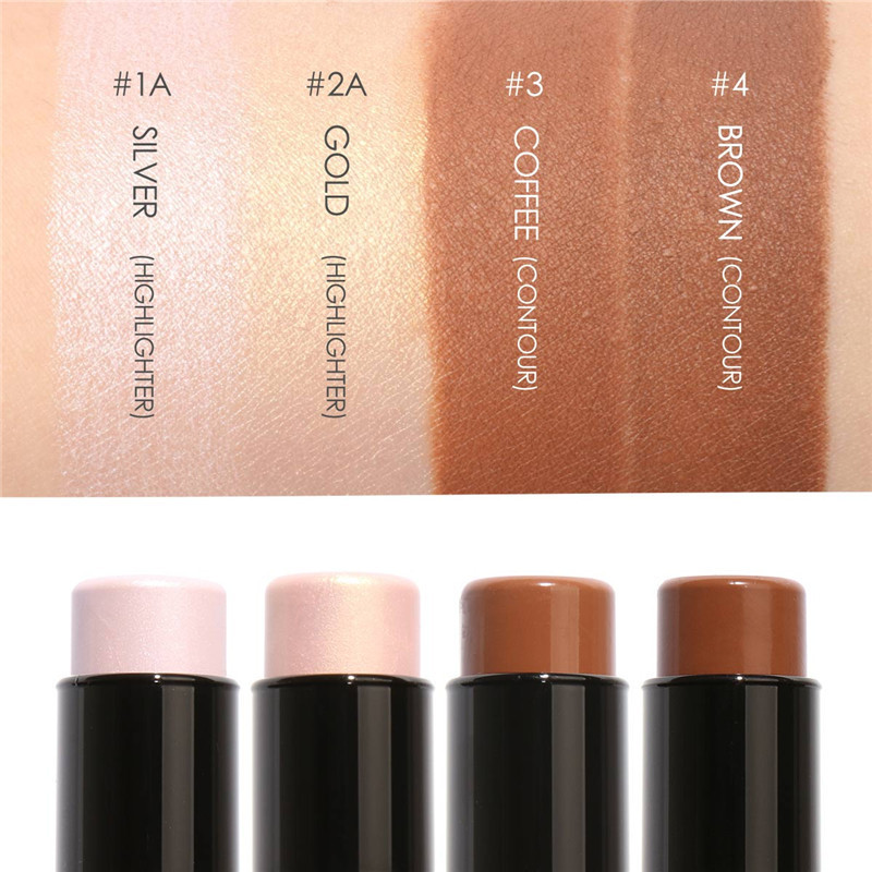 Different Shades of Highlighter and Contour Stick
