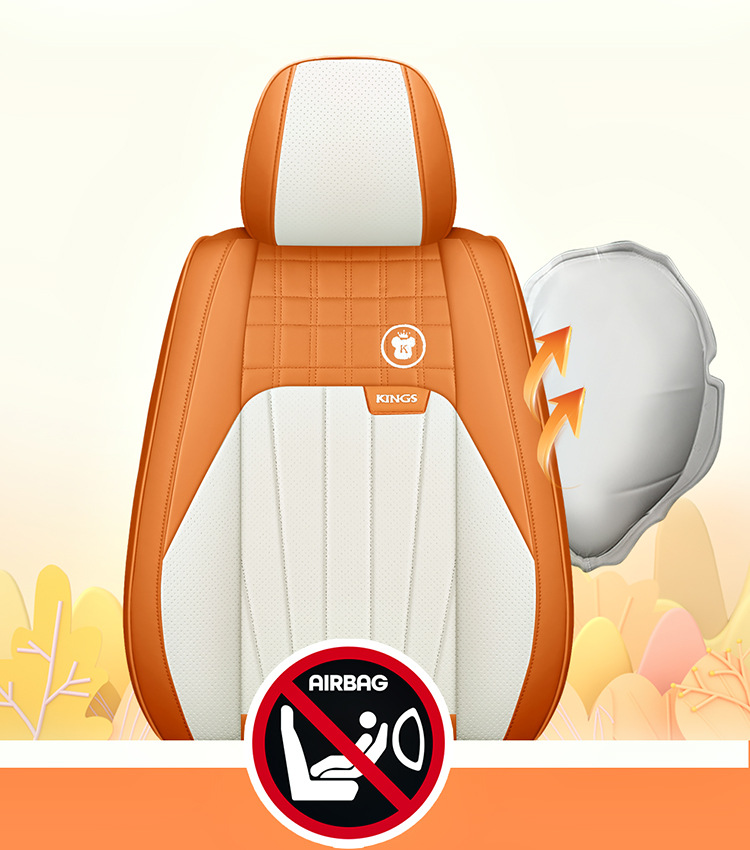 Car Seat Cushion Full Surround Leather New Model Car Seat Cover Universal for All Seasons Five-Seater Leather Special Seat Cushion Cover
