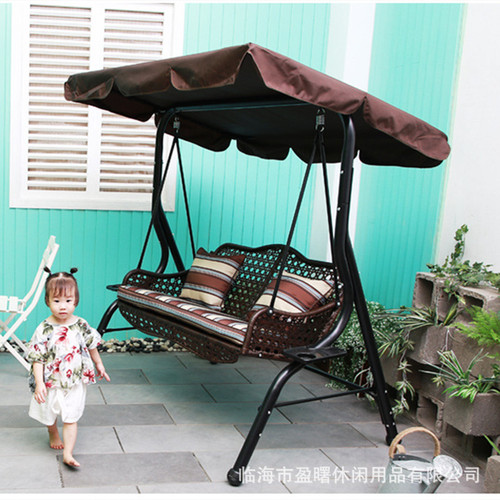 Outdoor Swing Balcony Swing Hanging Chair Glider Swing Adult Indoor Outdoor Double Iced Coffee Swing For Two