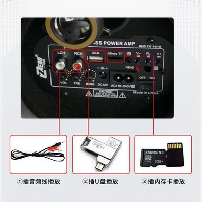Car speaker/subwoofer: Car 12V24V220V Car