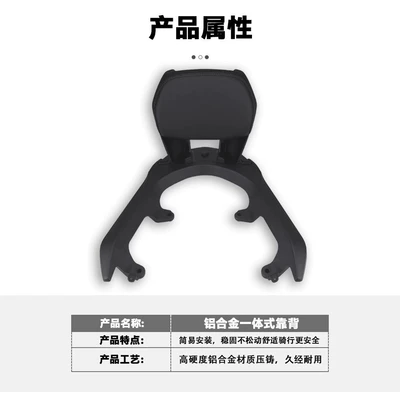 Rear Passenger Leather, Motorcycle tail