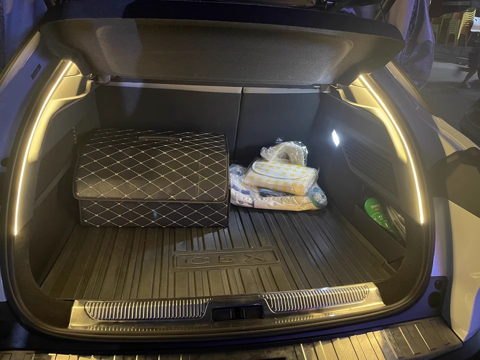 New Car Trunk Lighting Modified Suv Trunk Atmosphere Light Automatic Sensor Led Outdoor Camping Style Light Strip