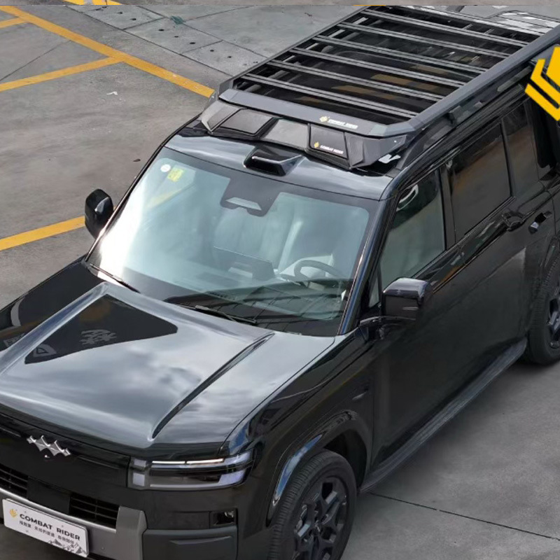 Equation Leopard Titanium 7 Roof Rack Ladder Mech Backpack Explorer Outdoor Off-Road Modified Roof Platform