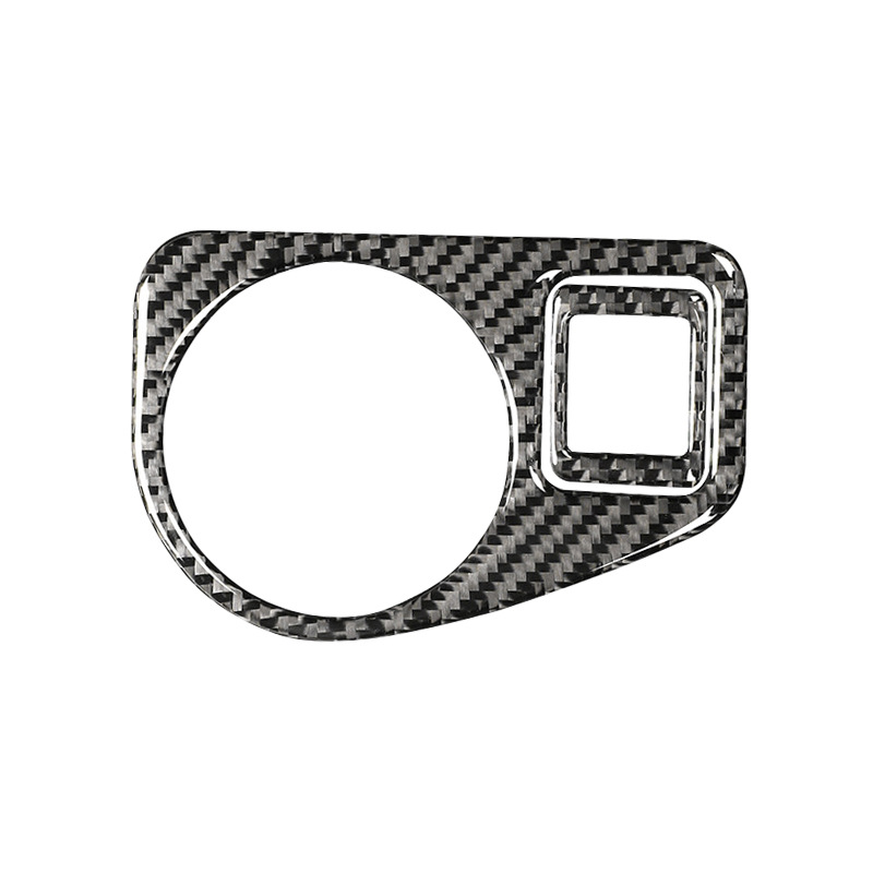 헤드라이트 스위치 장식 스티커(A형 검정색)