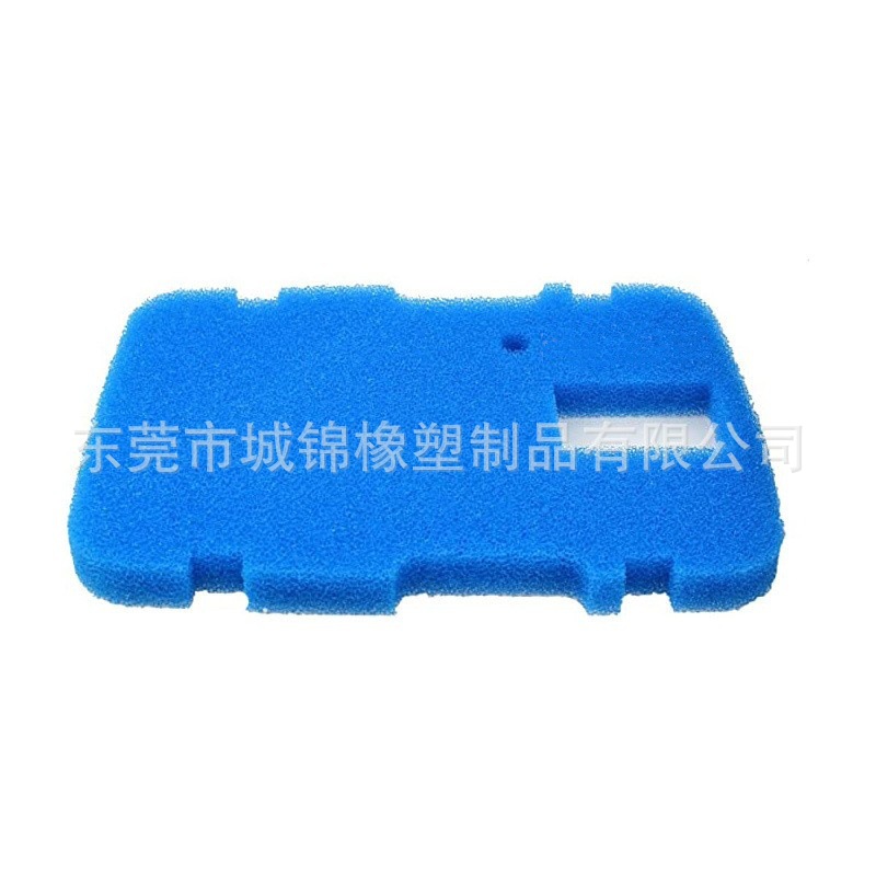 厂家批发 2500/2505/5005喷泉过滤泵原装过滤棉 蓝色加厚过滤海棉