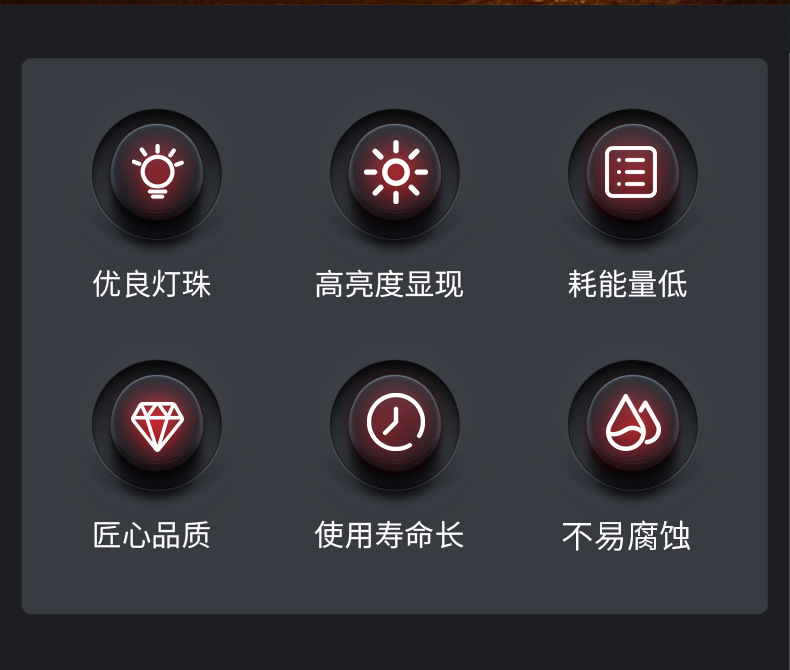 30LED warning light for construction forklifts, waterproof and dustproof strobe light for machine tools, construction safety alarm indicator light