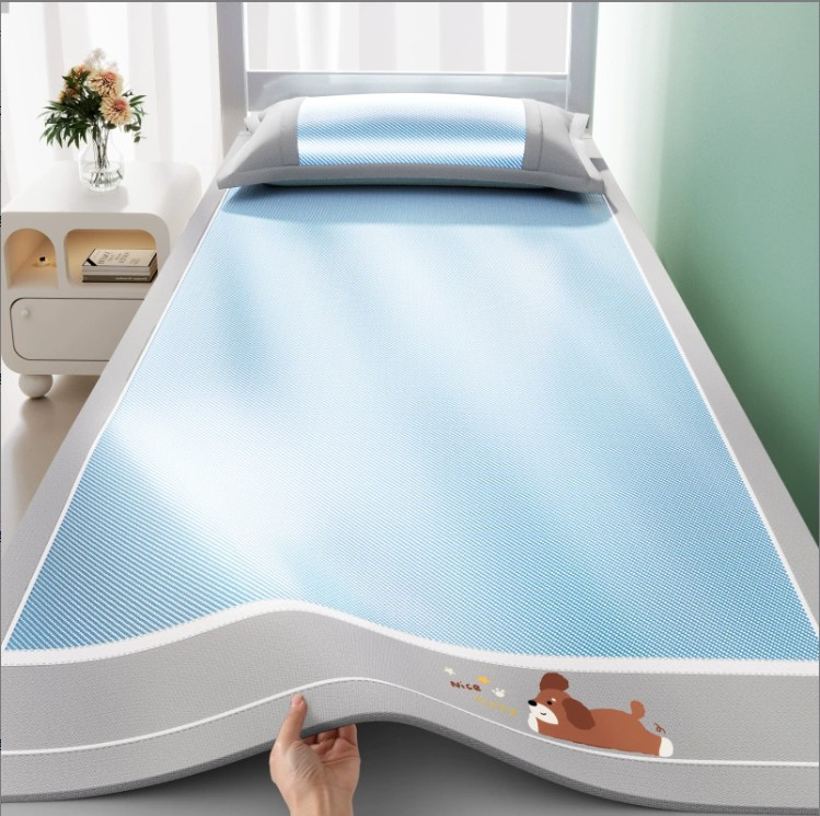Nestera de seda de hielo, estera de seda de hielo, dormitorio de estudiantes especial de verano, individual de doble cara, clase materna e infantil 2025 nuevo