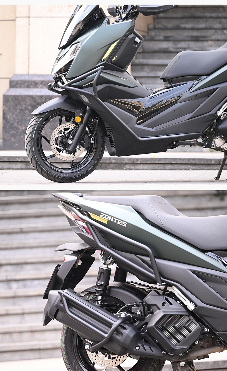 Suitable for Shengshi 150X Bumper Exhaust Bar Anti-Collision Anti-Fall Protection Bar Full Surround Front and Rear Guard Bar Modification Accessories