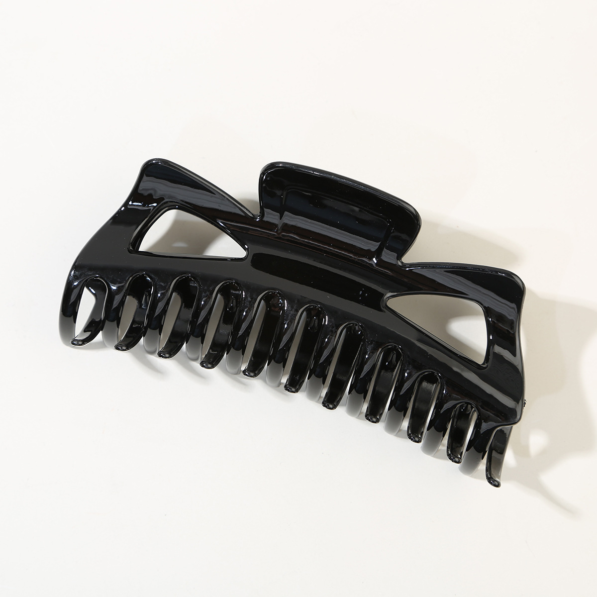 Pinza de pelo extra grande de 13 cm para cabello grueso, pinza de tiburón sencilla para mujer, horquilla de alta gama. image 39