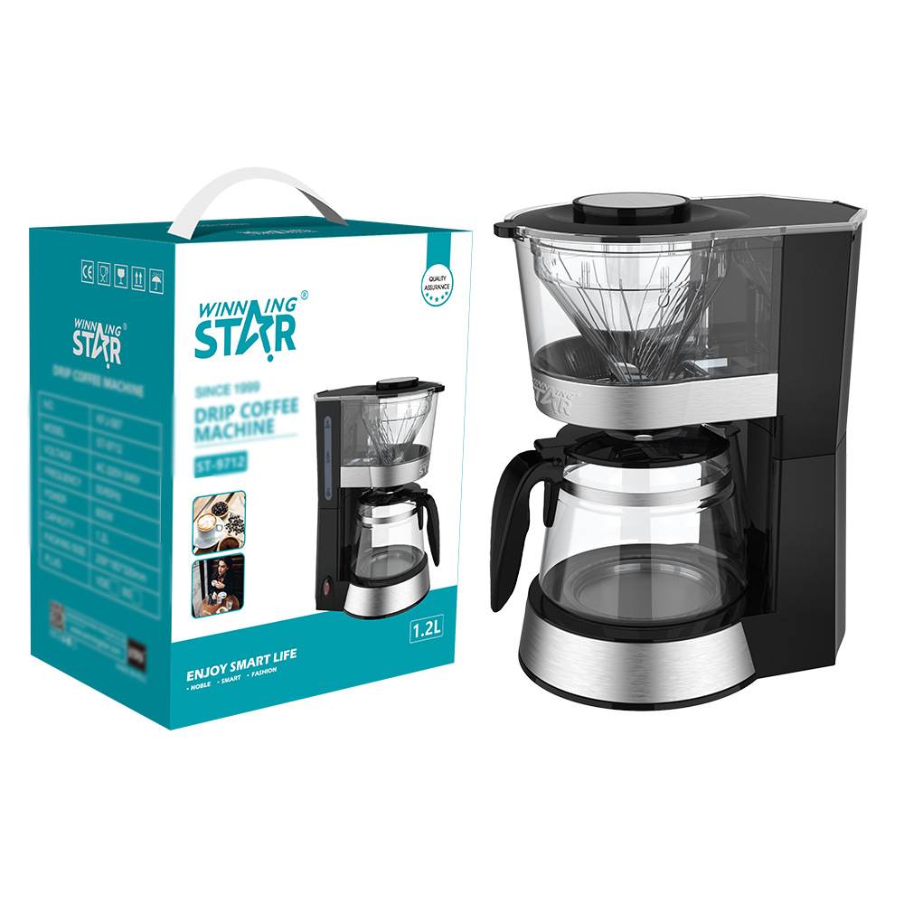 Winningstar estándar británico estándar europeo hogar goteo automático cafetera