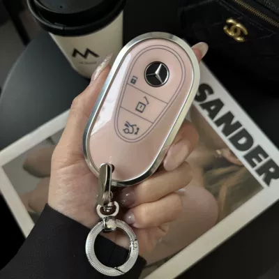 C260L buckle A200L bag C200 | Static Rod/Key Bag - golden-scale-mercedes-benz-c-pink-buckle