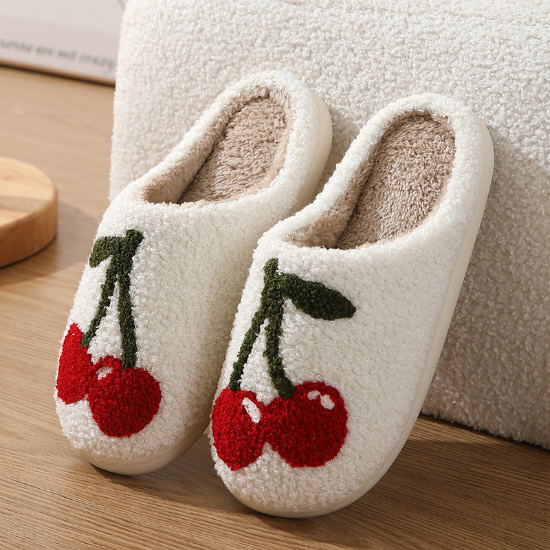 New winter cute cartoon Home cotton slippers wholesale household plush slippers female couple warm slippers Indoor