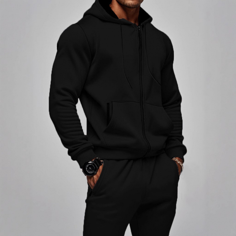 demi-season solid color fleece keep warm long-sleeve with zipper…