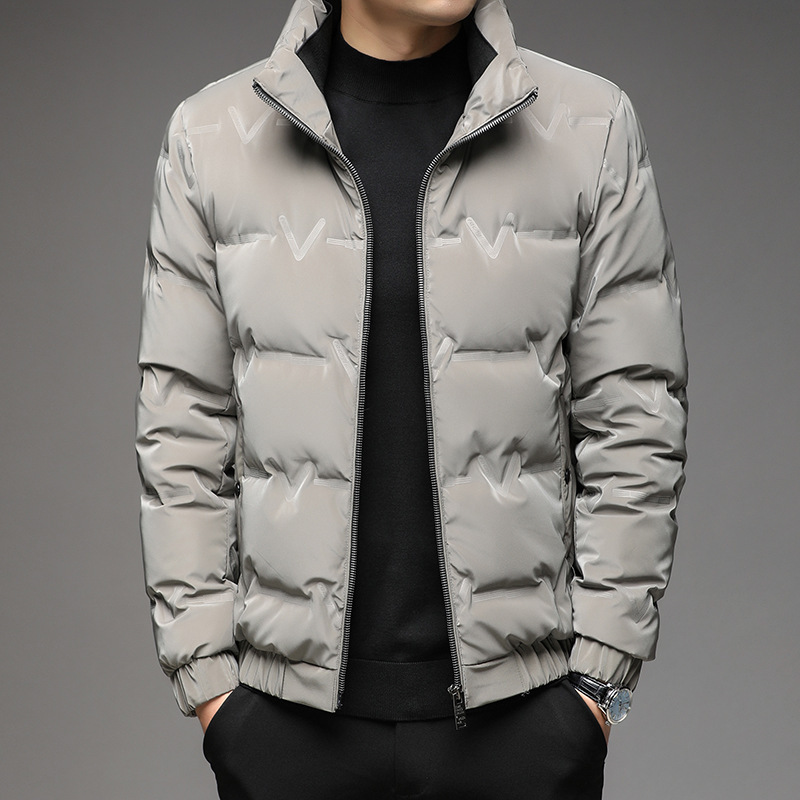 90 White Duck Down Men's Down Jacket Winter Warm Cold-proof Clothing Thick Brand Collar Down Jacket Fashion