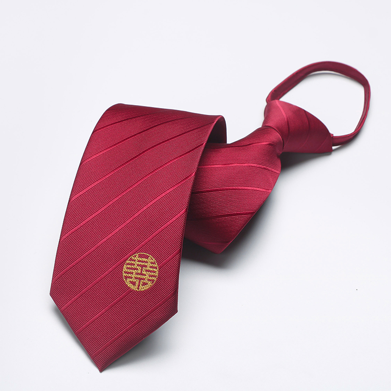 상자 없음 8cm 지퍼 없음 라운드 해피 타이