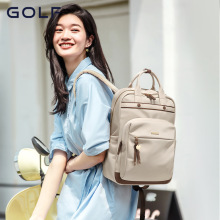 [中号 ]GOLF双肩包女士背包15英寸电脑背包出差旅行包书包