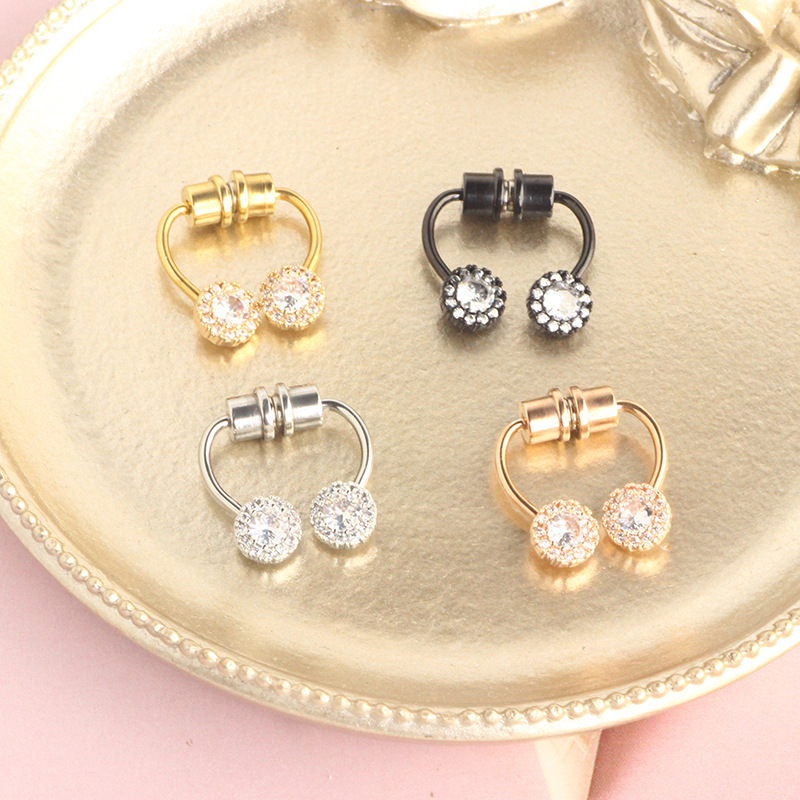 Simple Style Crown Stainless Steel Metal Ear Studs 1 Set