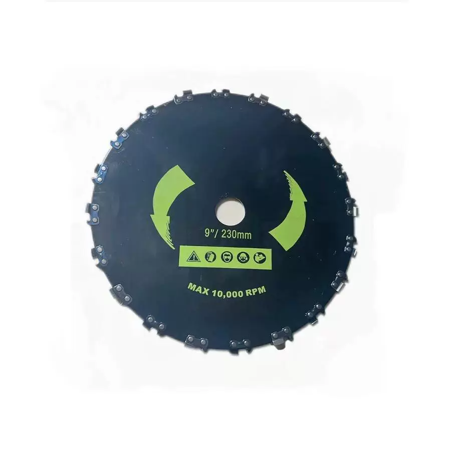 WD цепной диск, чтобы ударить по соломенной головке: маленький восемь 20 зубчатый нож диск 9-дюймовая цепь пилообразное лезвие, аксессуары для газонокосилки