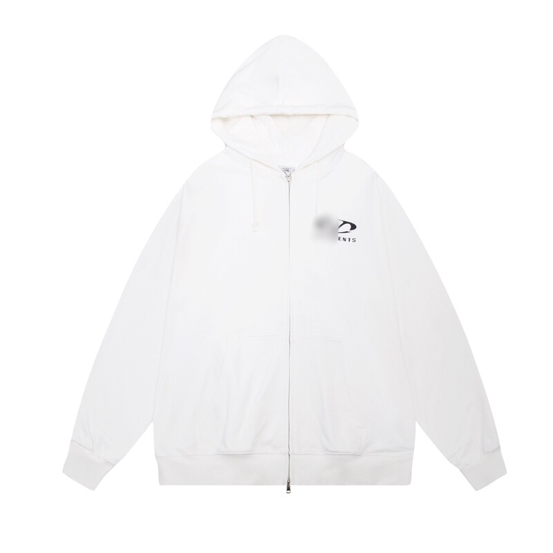 New Vetements New Printed Label Heavy Zipper Cardigan Hooded Sweatshirt Loose Jacket in Stock New Vetements New Printed Label Heavy Zipper Cardigan Hooded Sweatshirt Loose Jacket in Stock