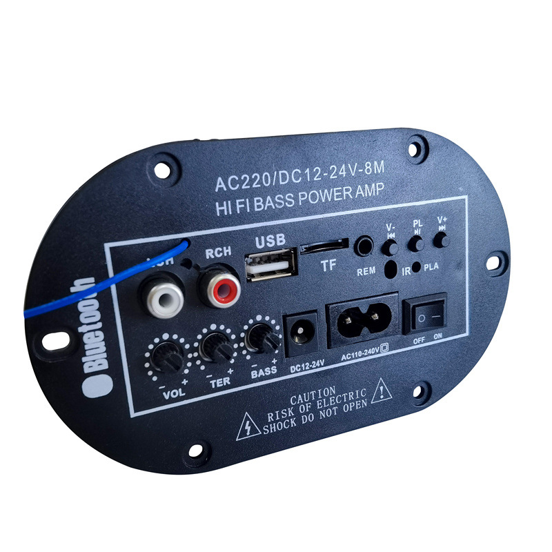 Car Outdoor Hifi Audio Amplifier Board Subwoofer Card-Inserting Amplifier Decoding Board Mp3 Amplifier Module